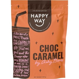 Happy Way Whey Protein Powder Choc Caramel by Ashy Bines 500g