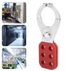 FILFEEL Lockout Hasp, Steel Multiplayer Management Lock, 6 Hole Interlock,
