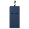 Fintie Double Glasses Case with Carabiner Hook, Portable Vegan Leather