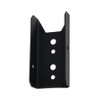 2x4 Galvanized Black Fence Brackets for Wood, Carbon Steel Fence