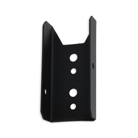 2x4 Galvanized Black Fence Brackets for Wood, Carbon Steel Fence Bracket Repairing Kit Deck Railing Brackets Connectors (24 Pack)