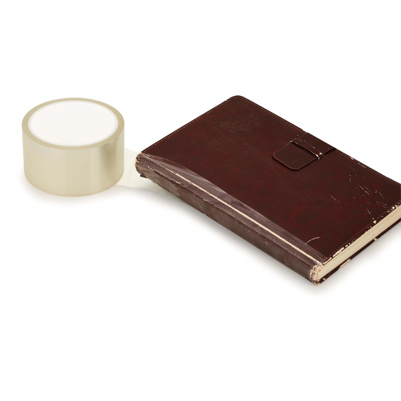 SICCOMA Clear Book Repair Tape for Torn Pages 2 Inch