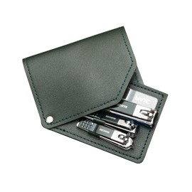 Professional Nail Clipper Set - 4-Piece Stainless Steel Manicure Kit with Neat Travel Case