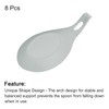 uxcell Silicone Spoon Rest, 7.68" x 3.74" Heat Resistant Kitchen