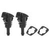 X AUTOHAUX Set of 2 car windscreen wipers, washer nozzles,