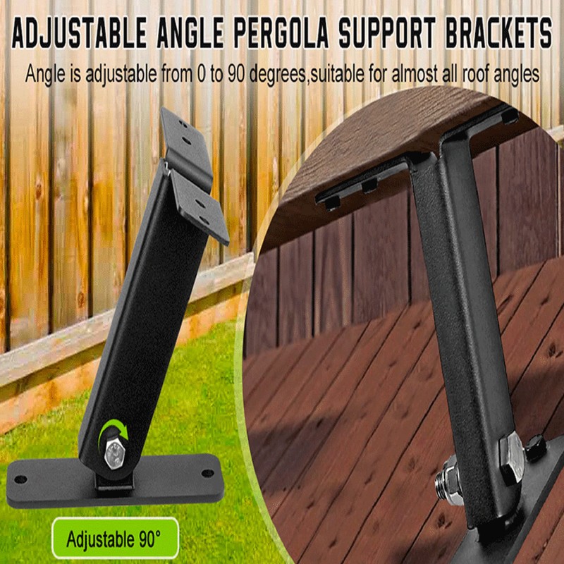 Pergola Roof Riser Stainless Steel Roof Riser Brackets for Patio