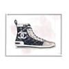Stupell Industries Glam Fashion Quilted Sneaker Designer Style, Designed by