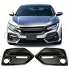 Wanzuwbip Fog Light Cover Trim Kit Fit for Civic Hatchback