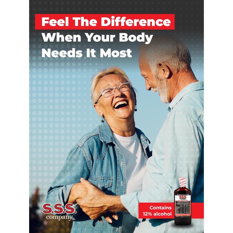 S.S.S. Tonic, Iron and Vitamin B Supplement, High Potency Vitamins,