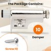 10 Pcs Soft Close Damper for Cabinet Doors/Wardrobe Doors,Adjustable Hydraulic