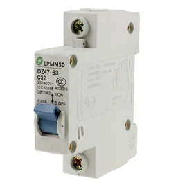 uxcell AC 230V 400V 32A Dz47-63 C32 1 Pole Mcb Miniature Circuit Breaker 6000A Rated Circuit Breaking Capacity