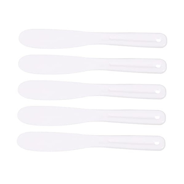 5pcs Silicone Face Mask Spatulas Makeup Application Spoons for Skincare
