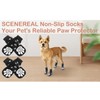 Qikuver Non-Slip Socks for Dogs, Soft Comfortable Paw Protector Boots,