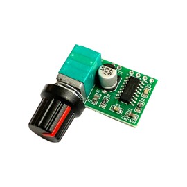 Robojax Audio Amplifier DIY Board Module PAM8403 Super Mini Digital Amplifier 3W Stereo and 5W 10W (PAM8403 3W Knob)