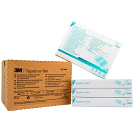 Tegaderm 1626w Transparent Film Dressing 4" x 4.75" - Case of 200