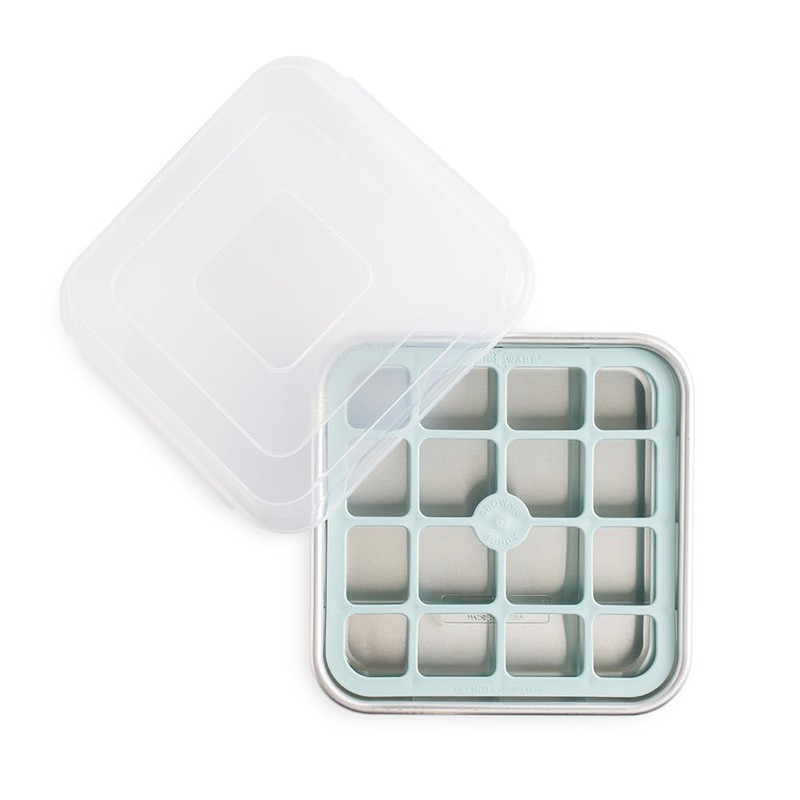 Nordic Ware Brownie Buddy Kit, 9-Inch Square Pan with Plastic