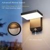 Coinmit Motion Sensor Outdoor Light,Black LED 24W Exterior Motion Porch