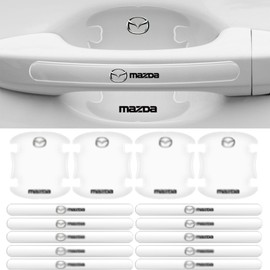 14 Protector de manijas para auto,Protectores de puertas para auto,Autoadhesivo Impermeable,Protectores para manija de puerta de coche de contra arañazos transparente para todos los modelos de Mazda