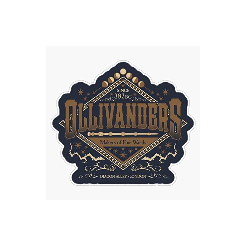 Ollivanders Bumper Sticker Vinyl Decal 5 inches