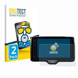 BROTECT Entspiegelungs-Schutzfolie für Toyota Yaris Cross 2021 Smart Connect 9" (2 Stück) Matte Displayschutz-Folie, Anti-Fingerprint