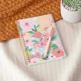 Blue Sky Planning Calendar, Day Designer Secret Garden Mint, Weekly/Monthly Layout, Safety Wirebound (Secret Garden Mint- 2025, 5" x 8")