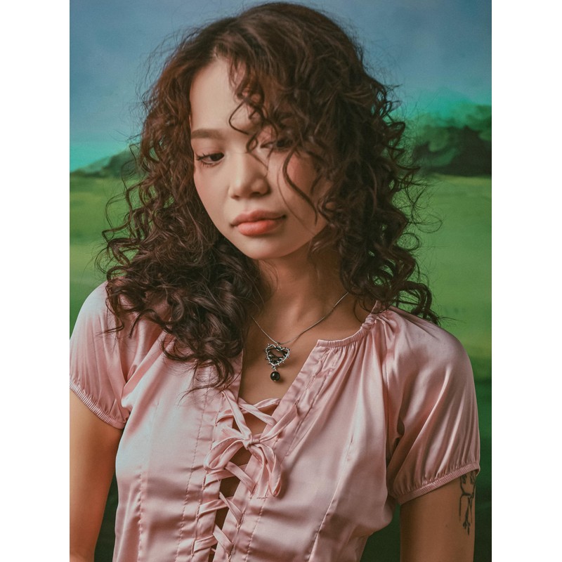 OJERRY Y2K Grunge Grungy Aesthetic Black Heart Barbed Wired Cool