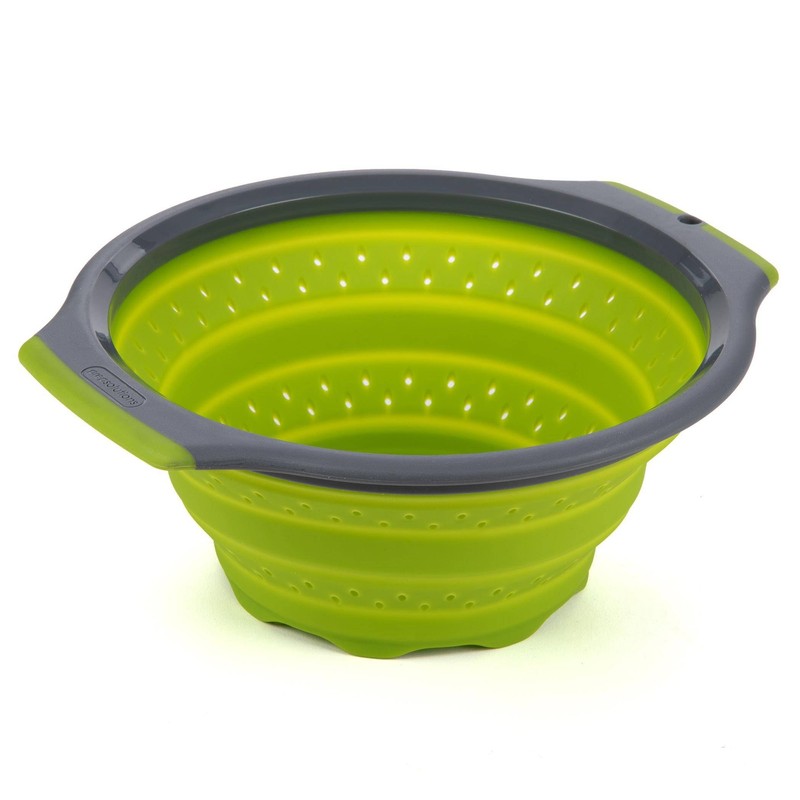 PREPWORKS Kitchen Tool Collapsible Colander, 3 Quart, Green