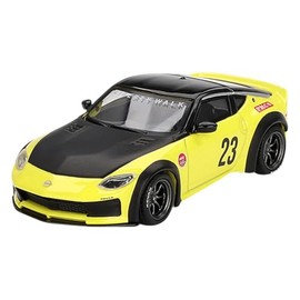 MINI GT 1/64 Nissan Z LB Nation Works Ikazuchi Yellow (Left Handle) Finished Product