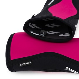 Earwaves ® Shield Knee Sleeves - Pair of 5 mm & 7 mm Neoprene Knee Pads for Weightlifting, Weightlifting, Squats, Lunges.