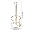 Tissue Reserve Holder Electroplating Bright Vertical Style Gold Iron Easy