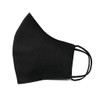 Plain Black Cotton Face Mask Protective Covering Washable Reusable Breathable