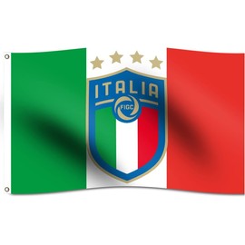 New Italian Flag 3x5 Ft,Satin Material With Brass Grommets Italy Banner For Olympics World Cup Home Yard Decoration Gift