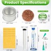 Soldering Tip Cleaning Kit, Includes Tip Tinner Brass Wire, Solder