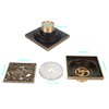 Floor Drain Antique Full Copper Shower Drain Kit for Kitchen