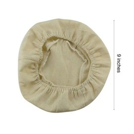 9 Inch Fermentation Breads Basket Cloths, Reusable Breathable Liner Cotton Flax Fermentation Breads Cloths, Round Cloth Baking Supplies Bread Fermentations Baskets Cloth, Baking Tools and Accessories