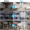onffo 2 Pack LED Garage Lights, 150W Deformable LED Garage