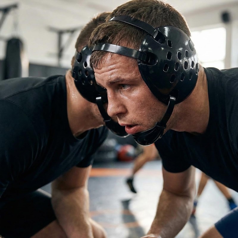 YERGOFE Wrestling Headgear with Chin Cup for Youth & Adult