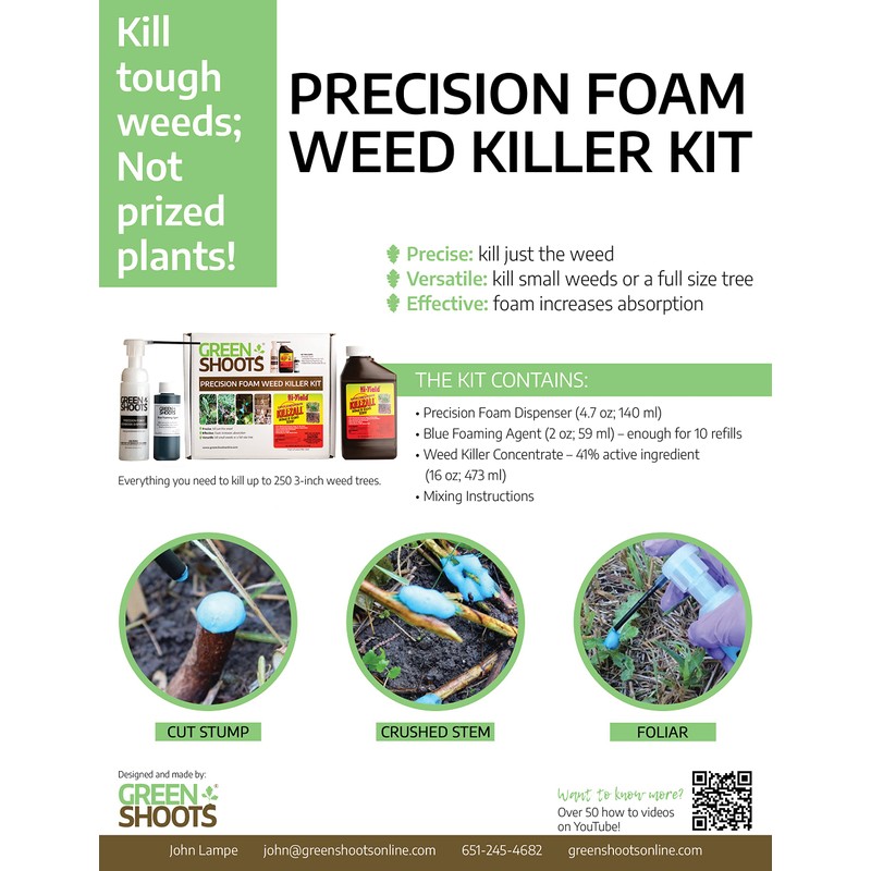 Precision Foam Weed Killer Kit for Tough Weeds