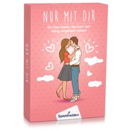 Spielehelden Nur mit dir | 55 Date Ideas | Game for Couples | Couples Gifts for Him & Her | I Love You Gifts for Men Woman Boyfriend Girlfriend Couple