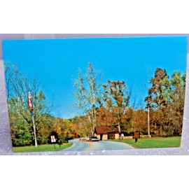 FLOYD MITCHELL INDIANA TOURIST ATTRACTION TURKEY RUN STATE PARK ENTRANCE PARKE CO INDIANA