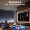 Polaring Smart Projector, Smart 4K Mini Projector with WiFi and