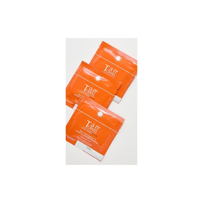 Tan Towel Total Body Tan Dark, 0.25 fl. oz.