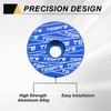 HARFINGTON 1 1/4" OD Bicycle Headset Stem Top Cap Aluminum