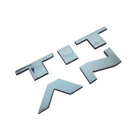 BDTrims Tailgate 3D Domed Letters Compatible with 2021-2024 Nissan Titan Models (Chrome)