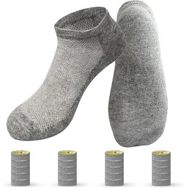 Disposable Socks 20 Pairs – Compressed Cotton Socks for Men Women, Portable Travel Sock for Gym, Hotel, Hiking