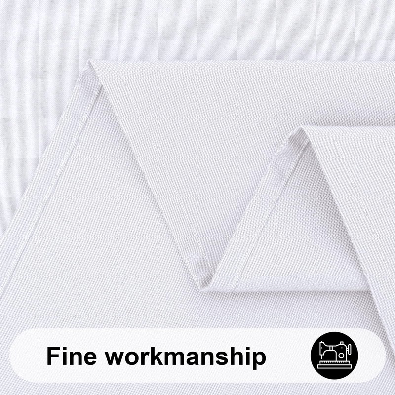 smiry Table Cloth Wipe Clean Rectangular 140x200 cm, Wipeable Water