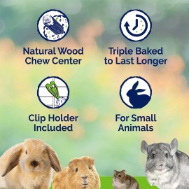 Vitakraft Crunch Sticks for Guinea Pigs 2 Pack Natural Chew Treats 3.5 Ounce