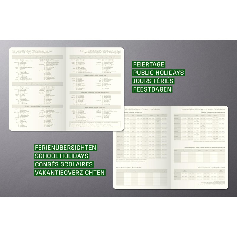 SIGEL C2687 Monthly Calendar Book Monthly Planner 2026, Approx. A6,
