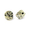 Scrap Metal 23 Pair Jasper Dalmatian Stone Plugs 20mm -