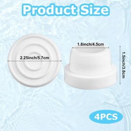 Gyinere 4 Pcs Pool Ladder Bumpers,Pool Ladder Rubber End Caps,Inground Pool Ladder Bumpers,Pool Ladder Rubber Bumpers,Pool Ladder Caps for Inground Pool,Pool Ladder Bumpers for Inground Pool.